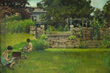 Anna Richards Brewster Weeden House c. 1915 oil on canvas-board