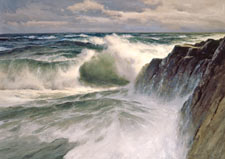 Donald Demers The Oncoming Sea Oil on canvas 2003
