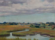 Frank Convers Mathewson Marsh September (Salt Pond) 1934 oil on canvas
