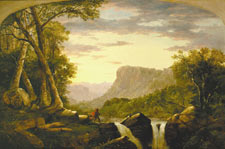 Landscape with Waterfall: Oil on canvas 1851 36” x 54” Biggs Museum of American Art, Dover, Delaware