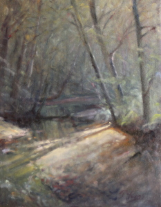 Painting of Roaring Brook by Trenton Youngs