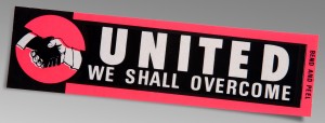 United We Stand bumper sticker