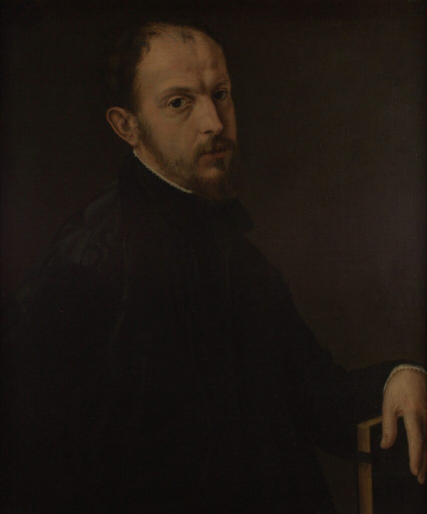 Pietro Marescalchi (Italian, 1522-1589), Portrait of a Humanist, ca. 1550-1560, oil on canvas. Gift of Asbjorn Lunde, 1979.119.